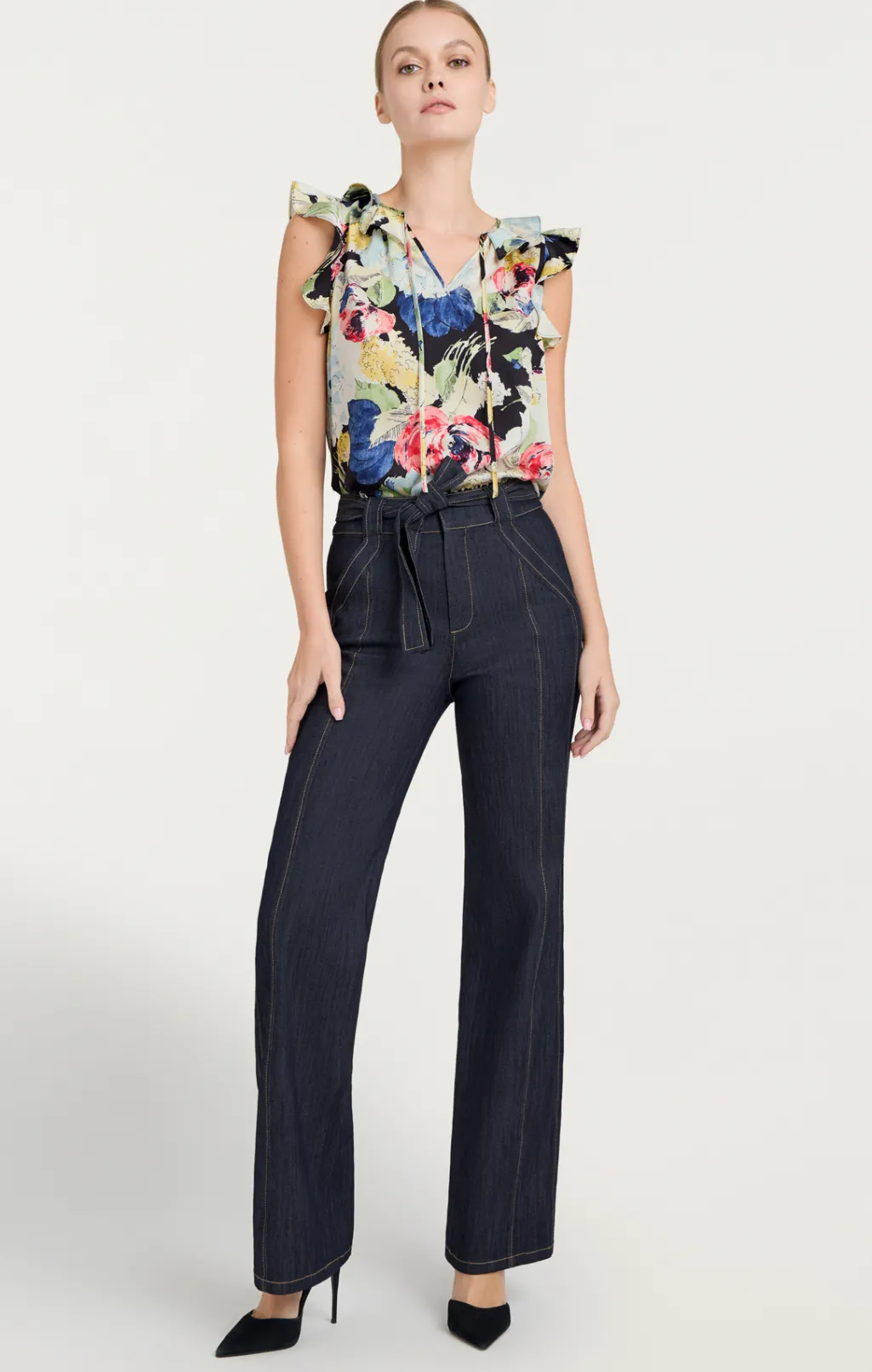 Cinq à Sept Calliope Top BlackMulti Hot