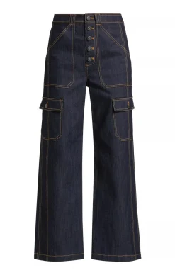 Cinq à Sept Cargo Benji Pant Indigo Online