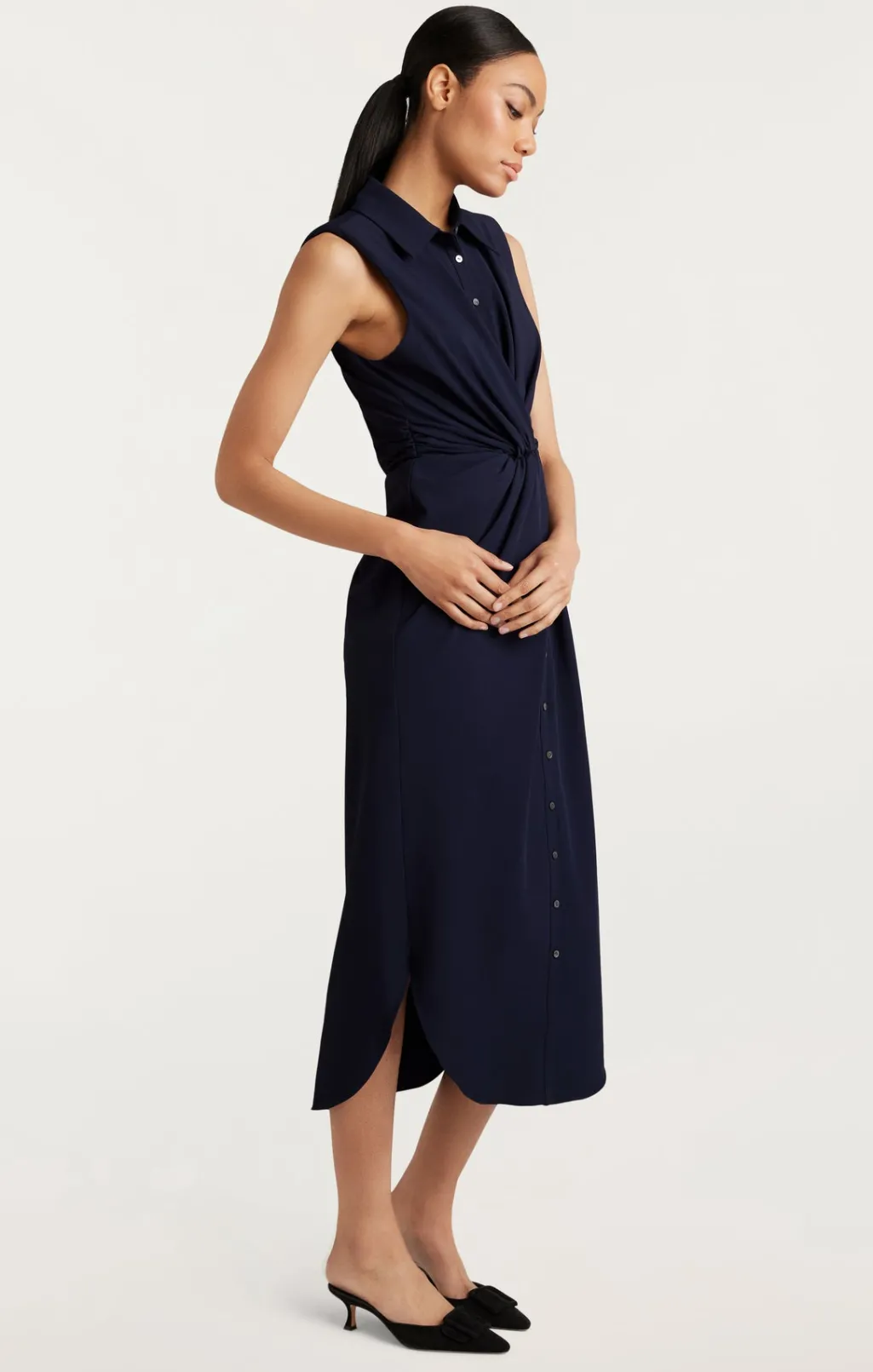 Cinq à Sept Catalina Dress Navy Clearance