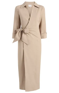 Cinq à Sept Cayleigh Dress Khaki Sale