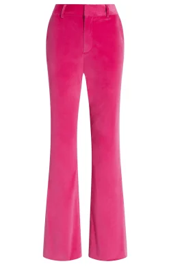 Cinq à Sept Chenille Velvet Kerry Pant PinkDahlia Clearance