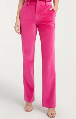 Cinq à Sept Chenille Velvet Kerry Pant PinkDahlia Clearance