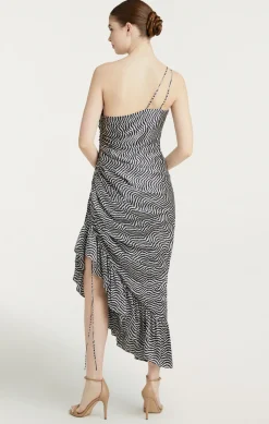Cinq à Sept Christel Dress Ivory/navy Clearance