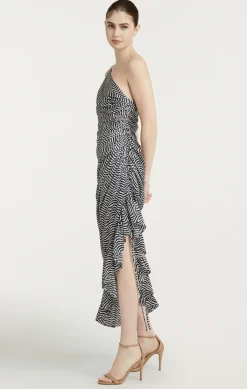 Cinq à Sept Christel Dress Ivory/navy Clearance