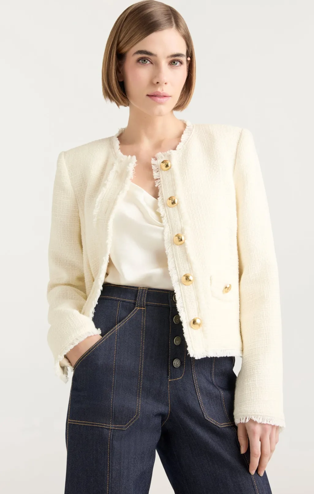Cinq à Sept Christie Jacket Gardenia Sale