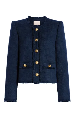 Cinq à Sept Christie Jacket Navy Clearance