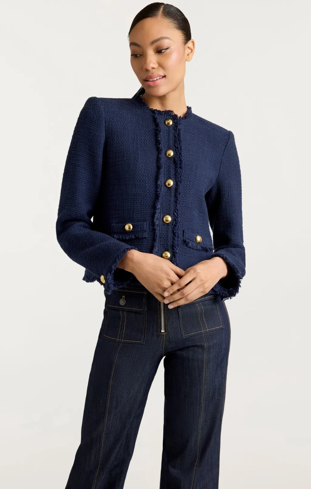 Cinq à Sept Christie Jacket Navy Clearance