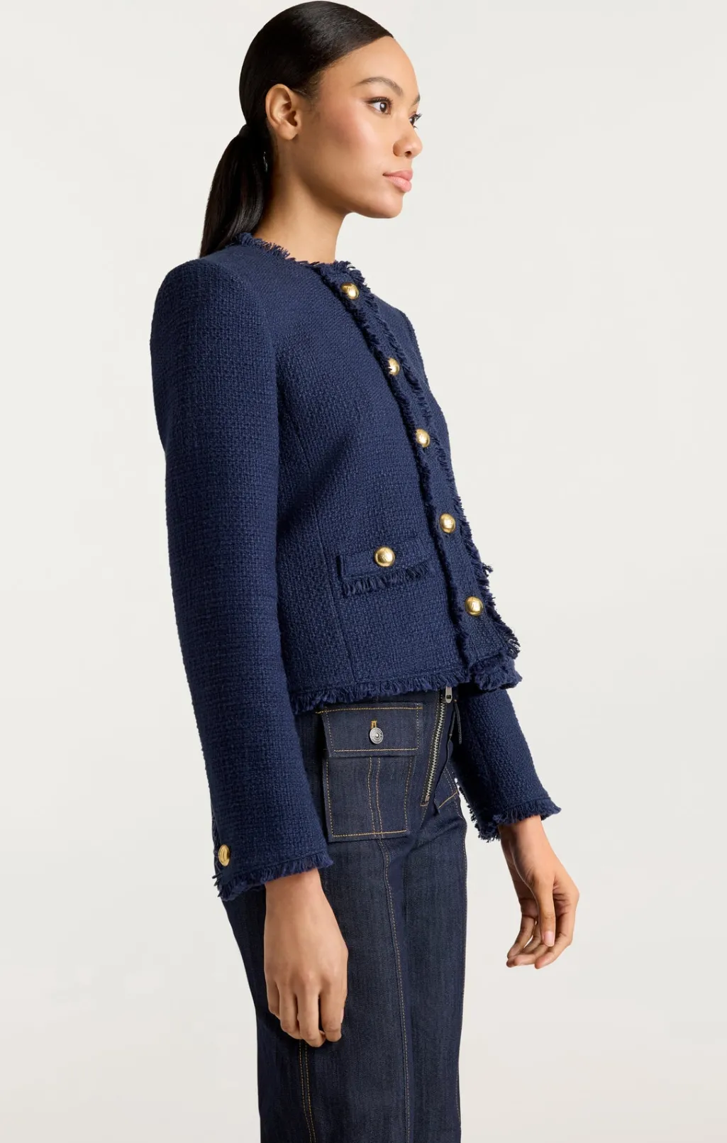 Cinq à Sept Christie Jacket Navy Clearance