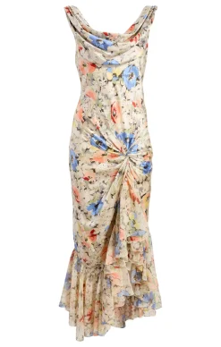 Cinq à Sept Ciara Dress IvoryMulti Online