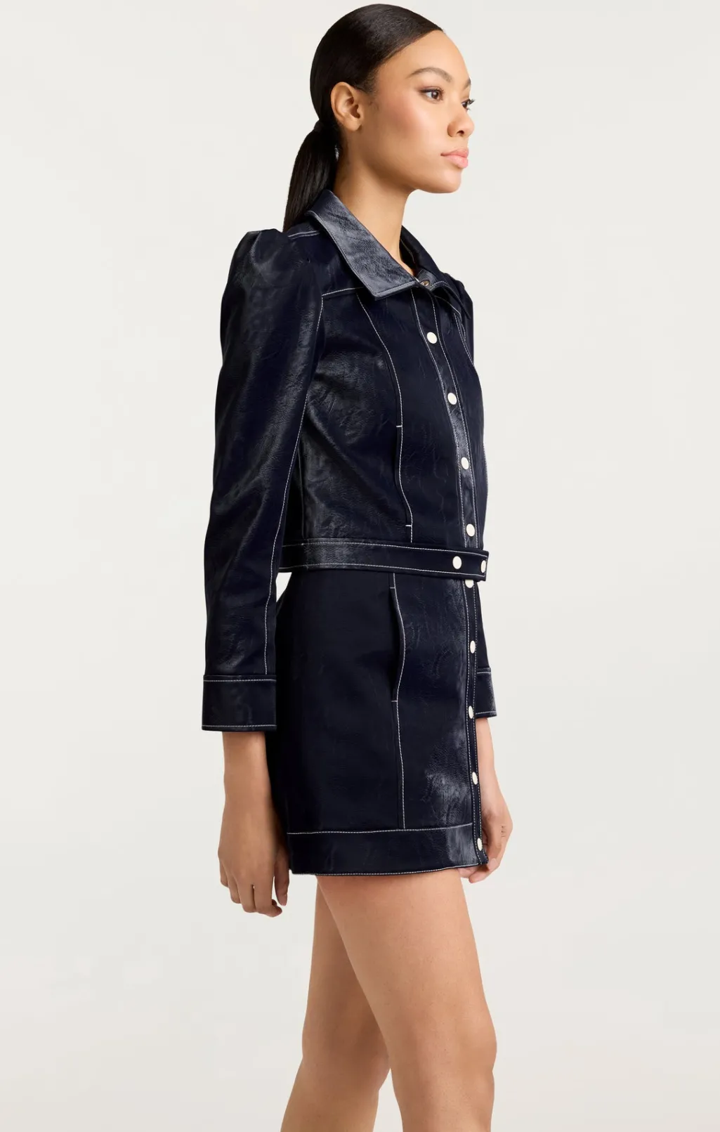 Cinq à Sept Ciara Jacket Navy/White Discount