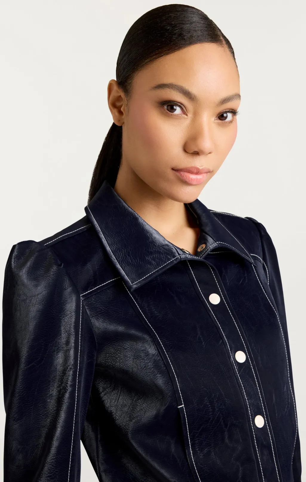 Cinq à Sept Ciara Jacket Navy/White Discount