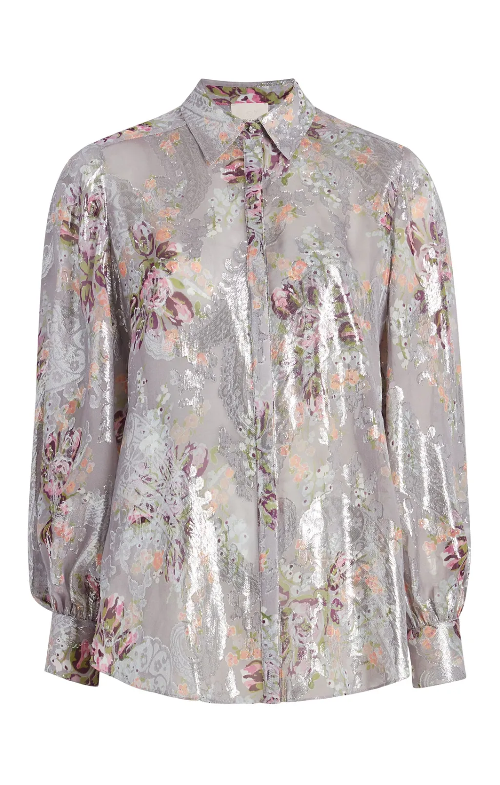 Cinq à Sept Claudette Floral Kandice Top GreyMulti Discount