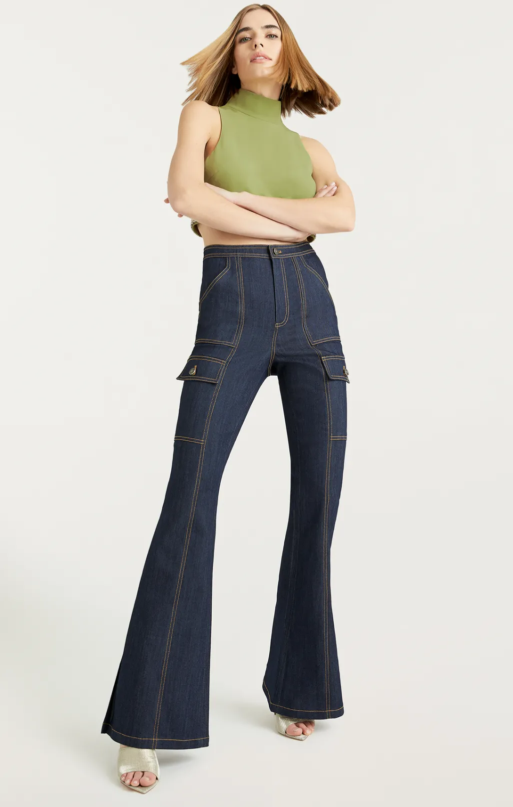 Cinq à Sept Collins Top Moss Online