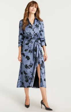 Cinq à Sept Cool Carnation Jacey Dress RusticBlueMulti