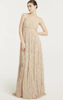 Cinq à Sept Cora Gown Ivory/plaster Hot