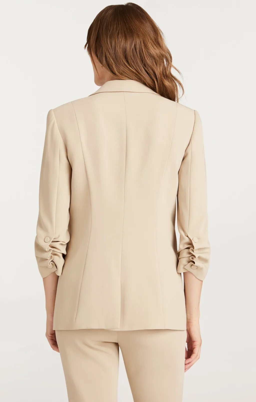Cinq à Sept Crepe Khloe Blazer Khaki Discount