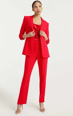 Cinq à Sept Crepe Khloe Blazer Rose Outlet