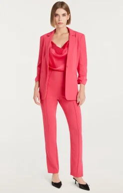 Cinq à Sept Crepe Khloe Blazer BerryFizz Clearance