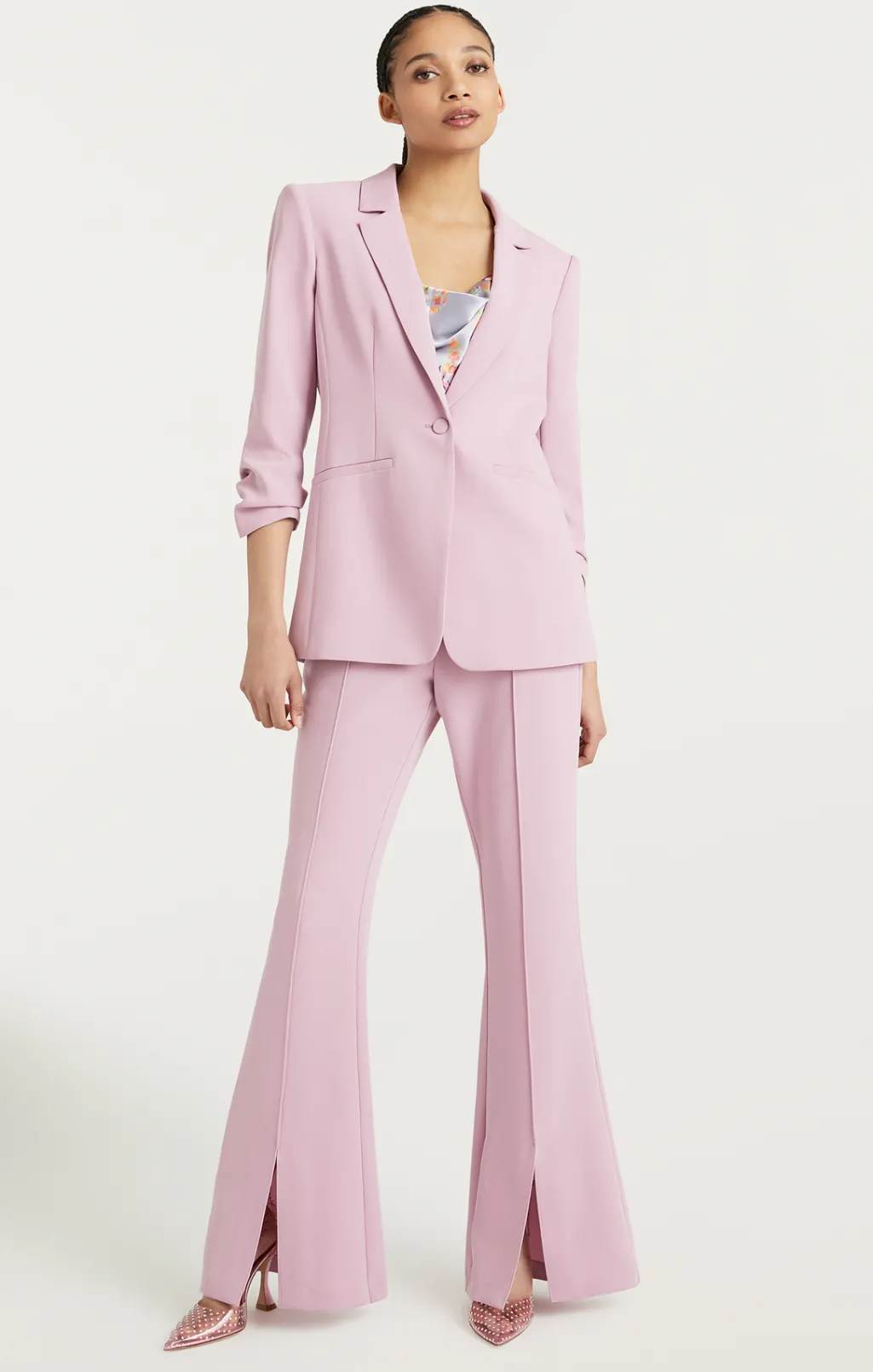 Cinq à Sept Crepe Khloe Blazer WarmMauve New