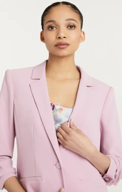 Cinq à Sept Crepe Khloe Blazer WarmMauve New