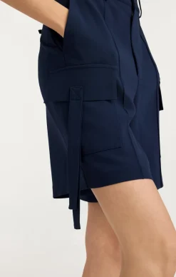 Cinq à Sept Crepe Odilia Short Navy Hot