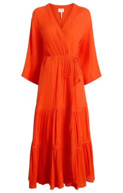 Cinq à Sept Crinkle Tencel Torey Dress Bisou Sale