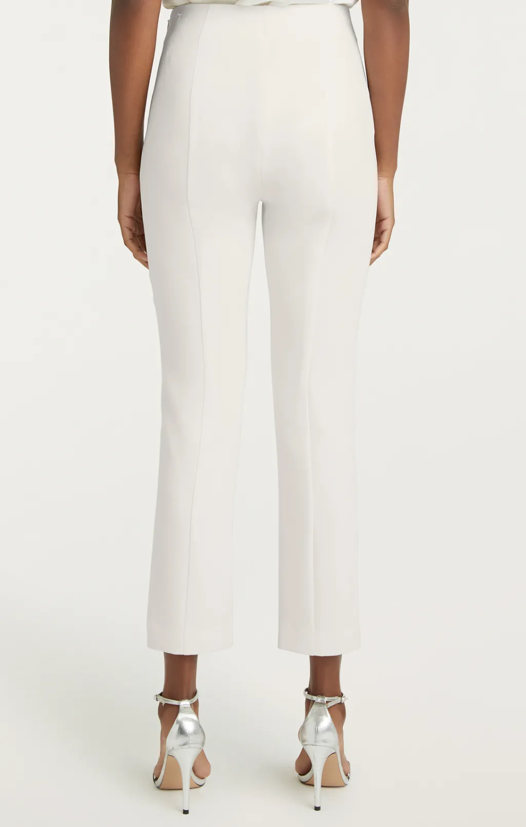 Cinq à Sept Cropped Brianne Pant Ivory Hot