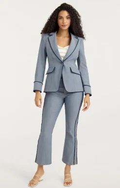 Cinq à Sept Cropped Sallie Pant LightIndigo Best