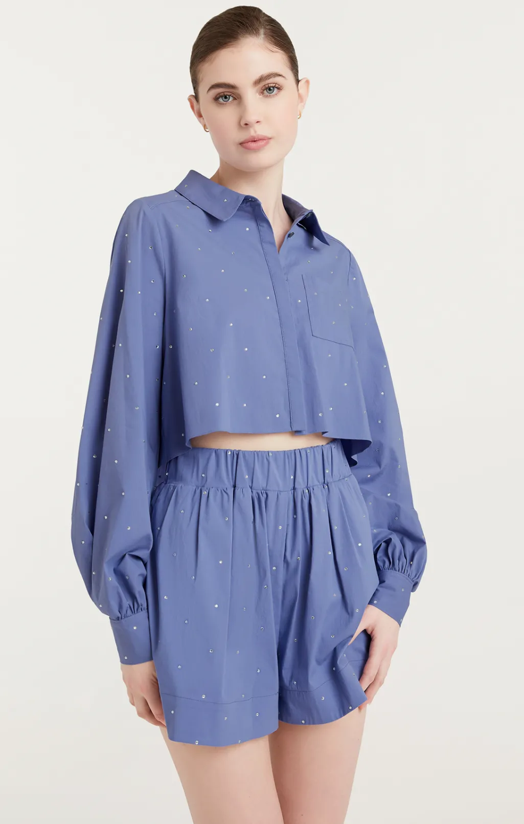 Cinq à Sept Cropped Selina Top SoftPeri Best