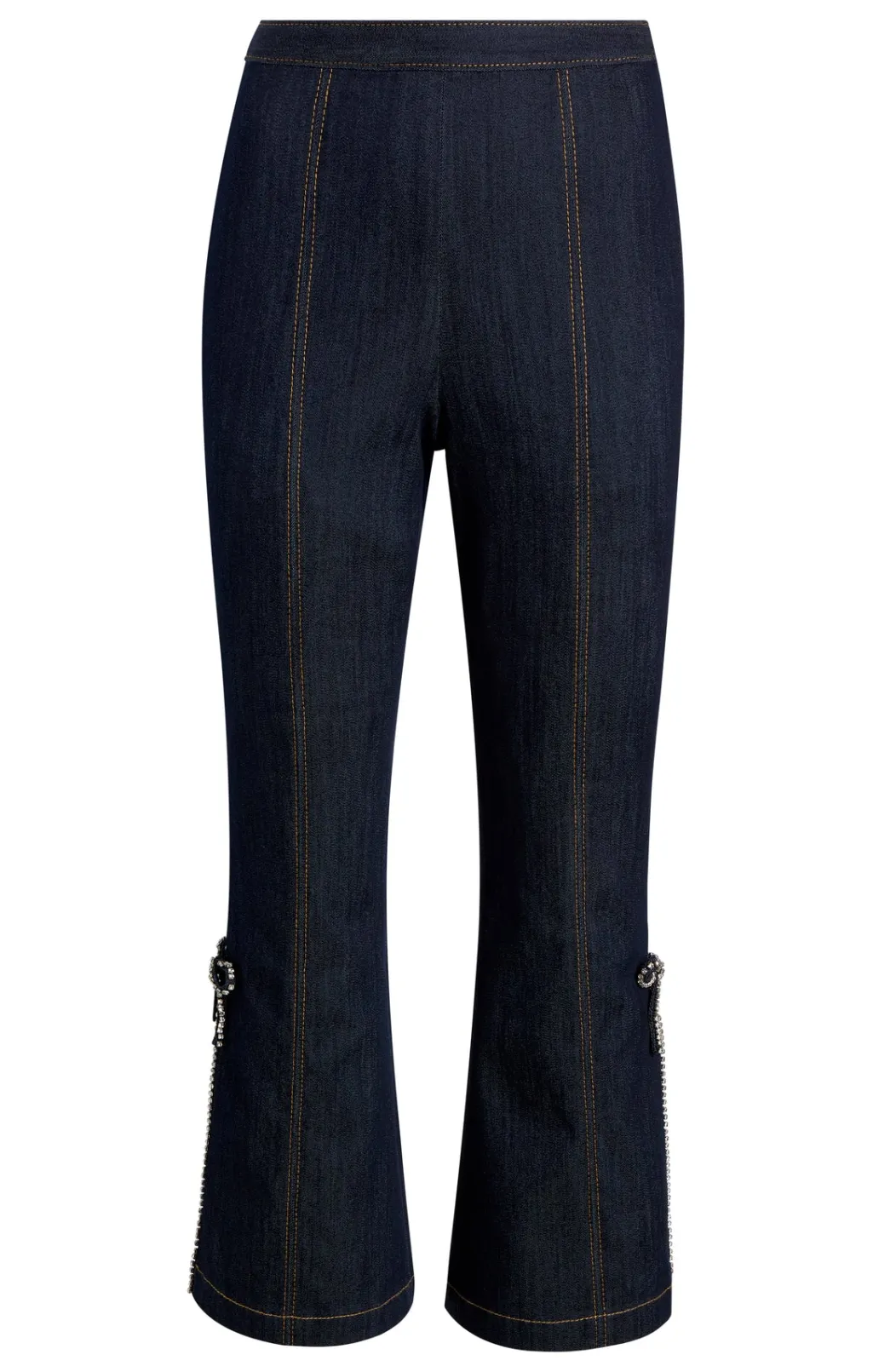 Cinq à Sept Crystal Bow Ayleen Pant Indigo Online