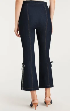 Cinq à Sept Crystal Bow Ayleen Pant Indigo Online