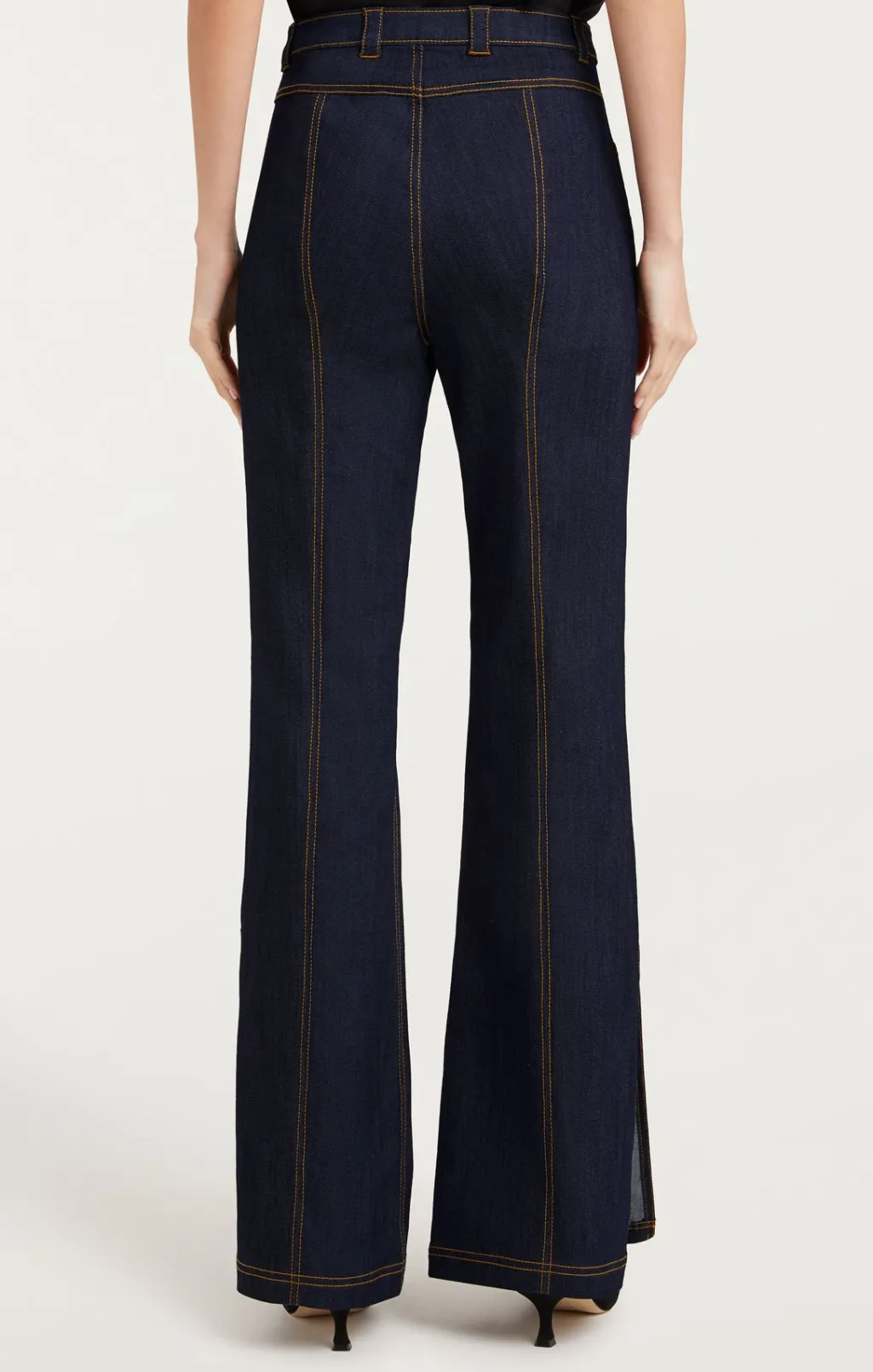 Cinq à Sept Crystal Floral Haylie Pant Indigo Sale