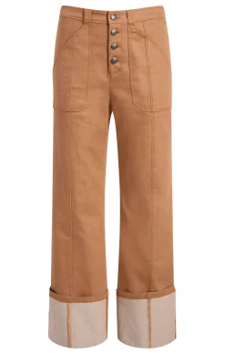Cinq à Sept Cuffed Benji Pant Cocoa Online