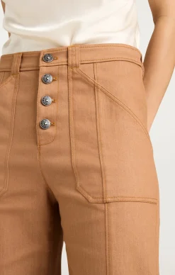 Cinq à Sept Cuffed Benji Pant Cocoa Online