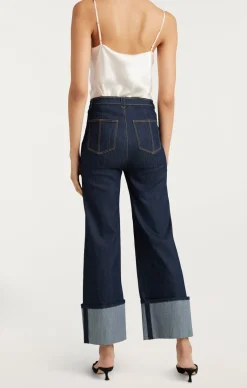 Cinq à Sept Cuffed Benji Pant Indigo Hot