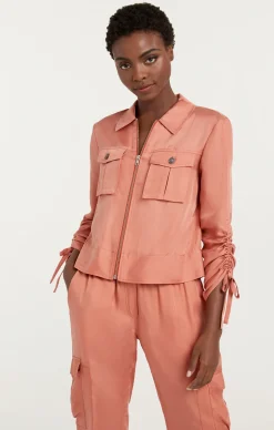 Cinq à Sept Dale Jacket Apricot Clearance