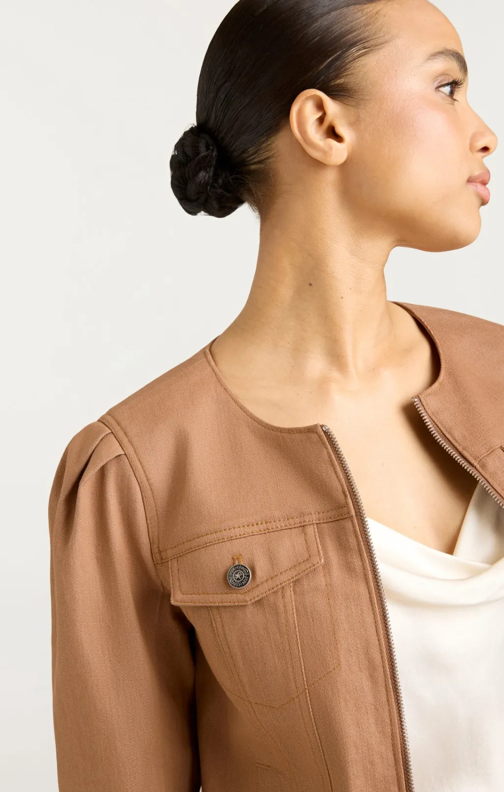 Cinq à Sept Dalia Jacket Cocoa Best