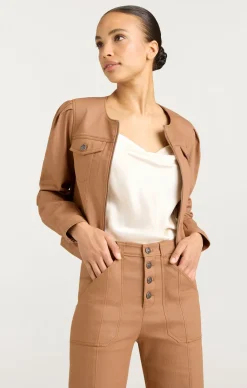 Cinq à Sept Dalia Jacket Cocoa Best