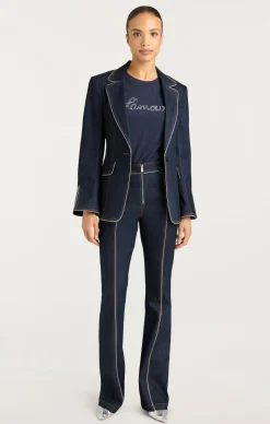 Cinq à Sept Danicka Blazer Indigo Hot
