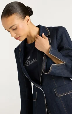 Cinq à Sept Danicka Blazer Indigo Hot