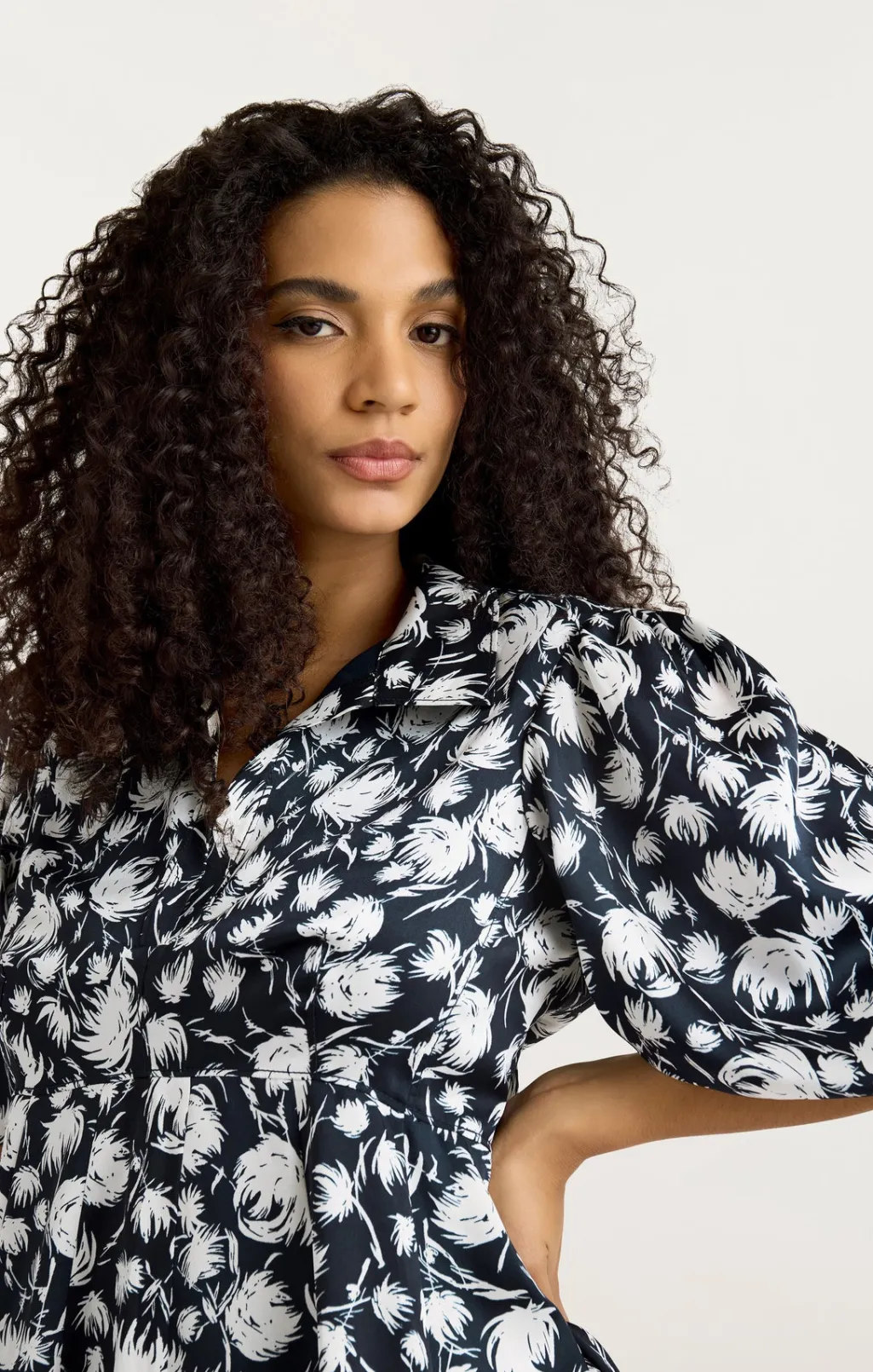 Cinq à Sept Darby Dress Navy/Ivory Discount
