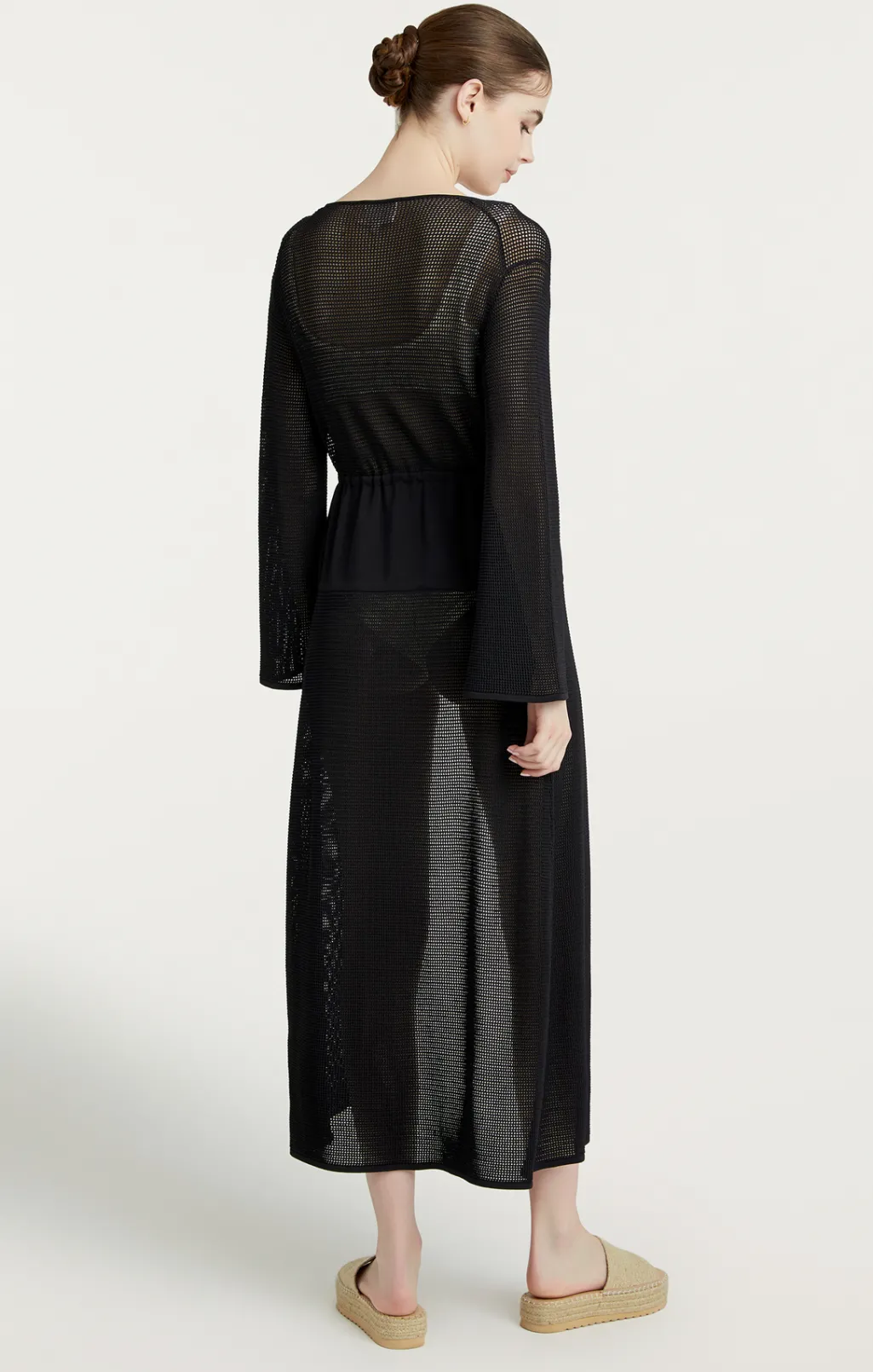 Cinq à Sept Darcy Knit Cover Up Black Sale