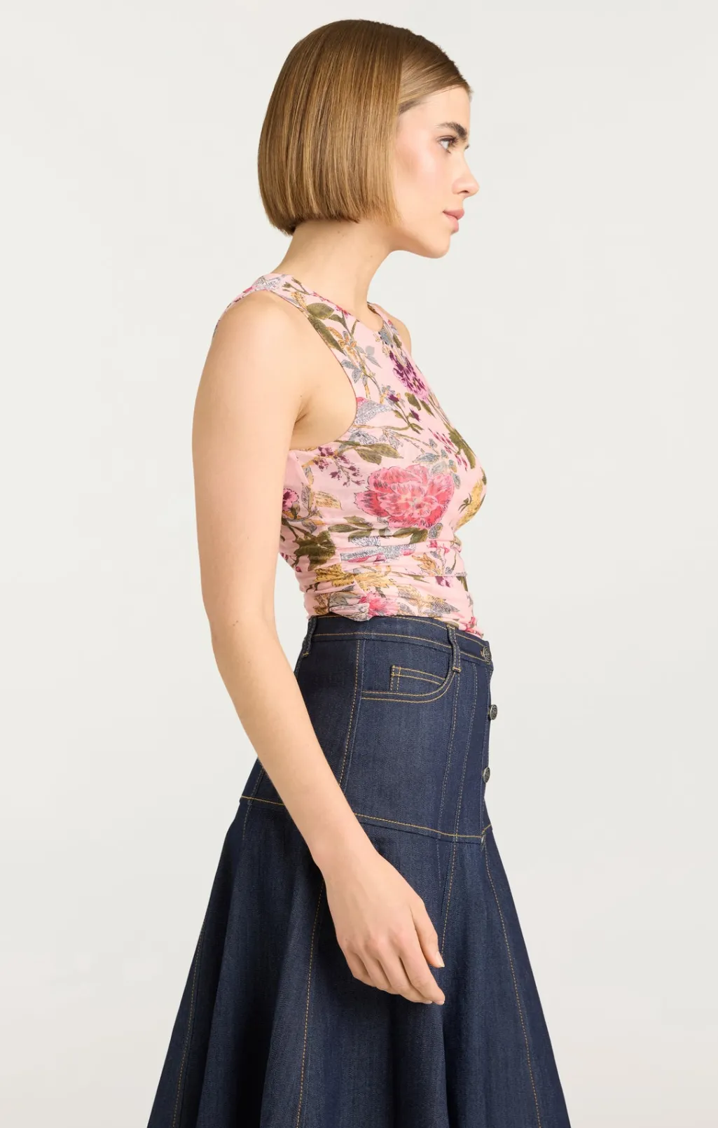 Cinq à Sept Dasha Top SoftPinkMulti