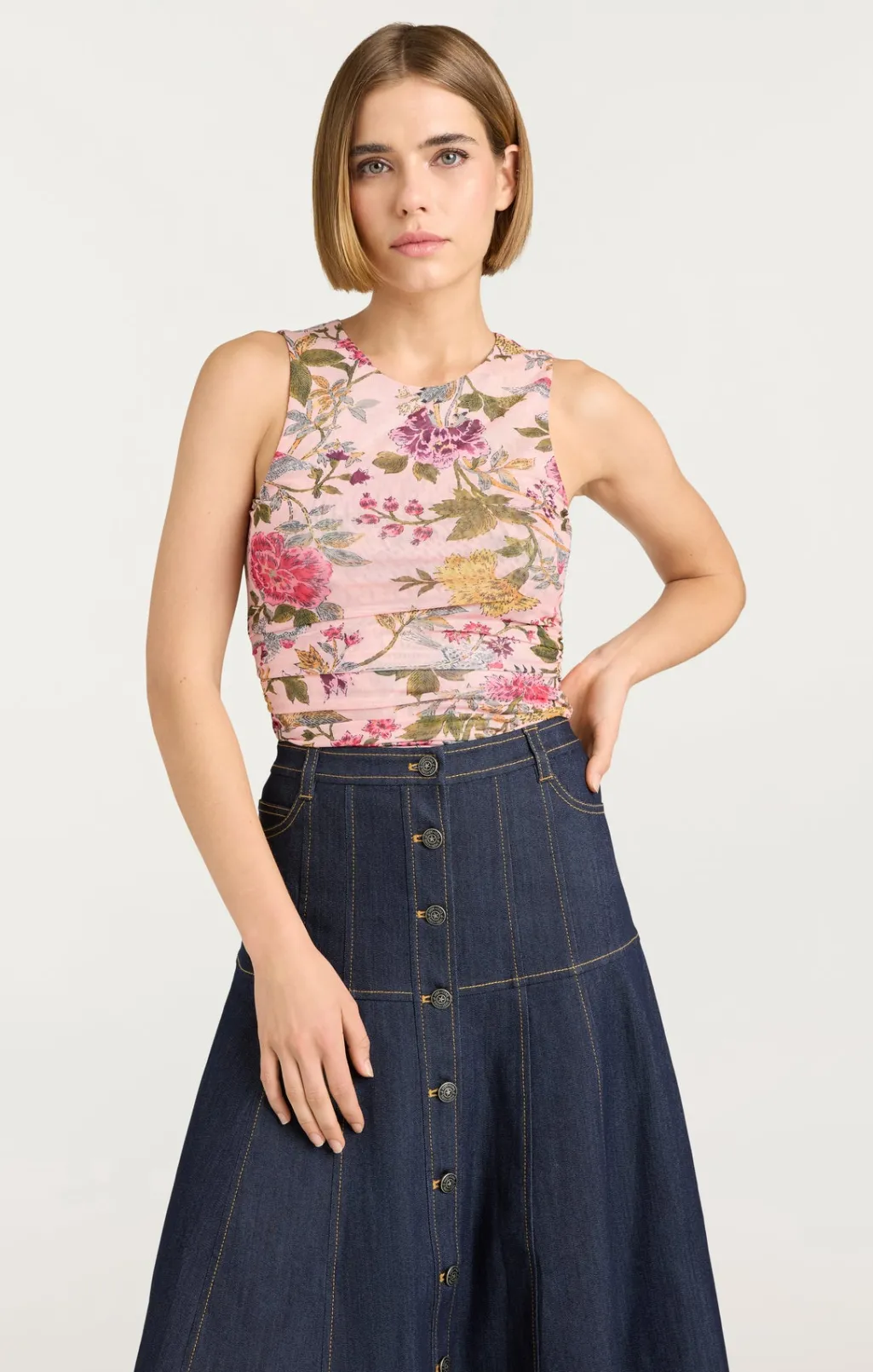 Cinq à Sept Dasha Top SoftPinkMulti