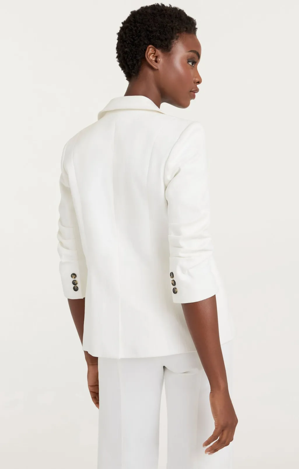 Cinq à Sept Denim Khloe Blazer White