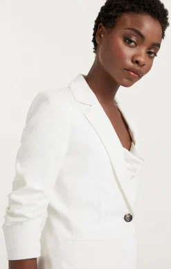 Cinq à Sept Denim Khloe Blazer White