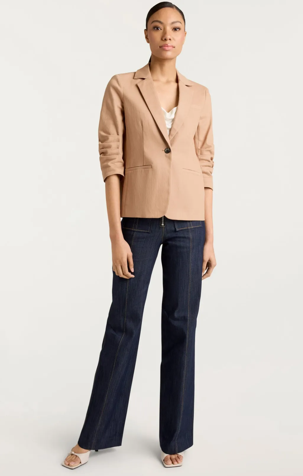 Cinq à Sept Denim Khloe Blazer Sahara Outlet