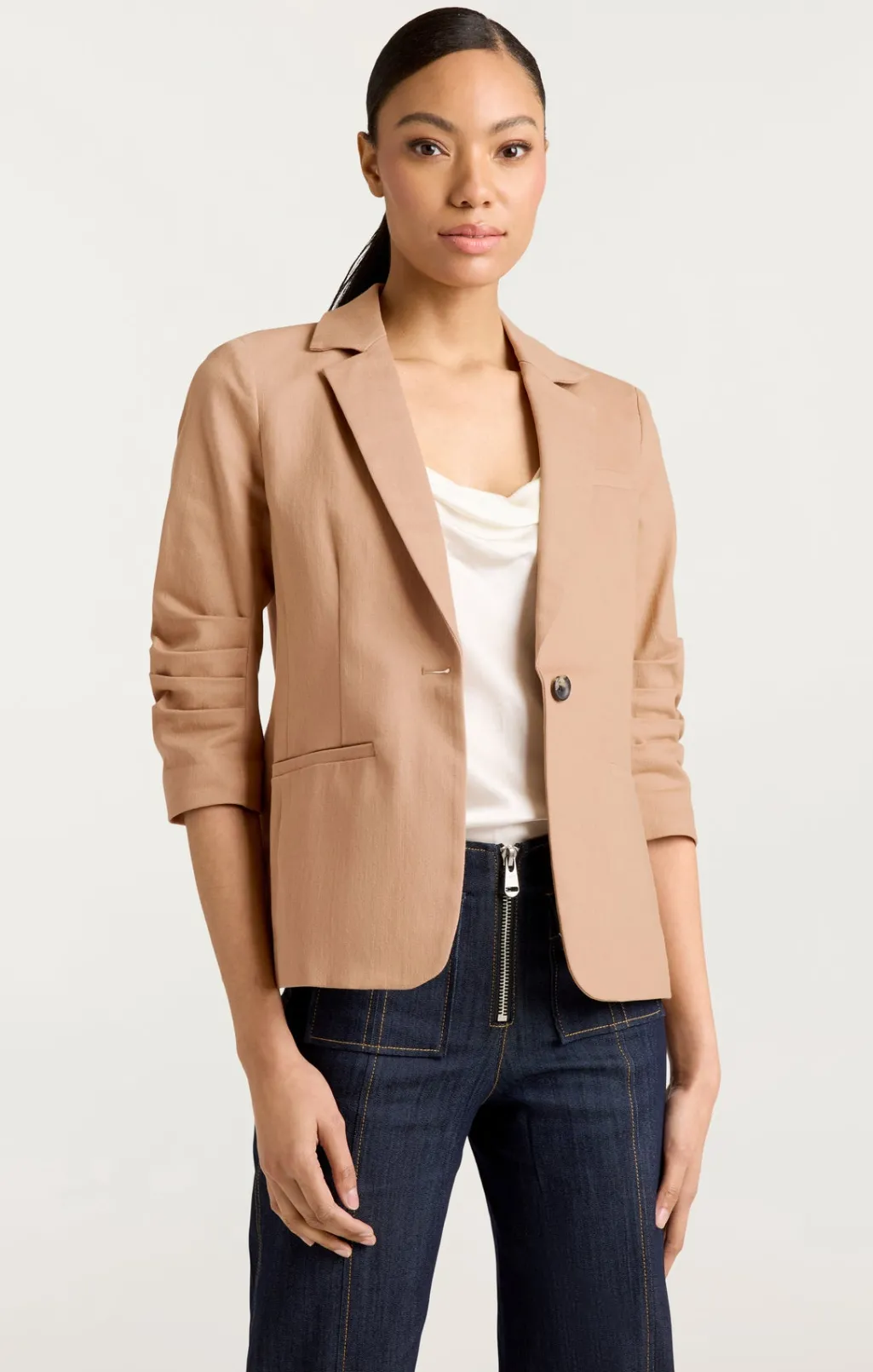 Cinq à Sept Denim Khloe Blazer Sahara Outlet