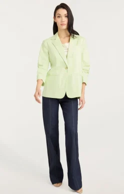 Cinq à Sept Denim Khloe Blazer Pistachio