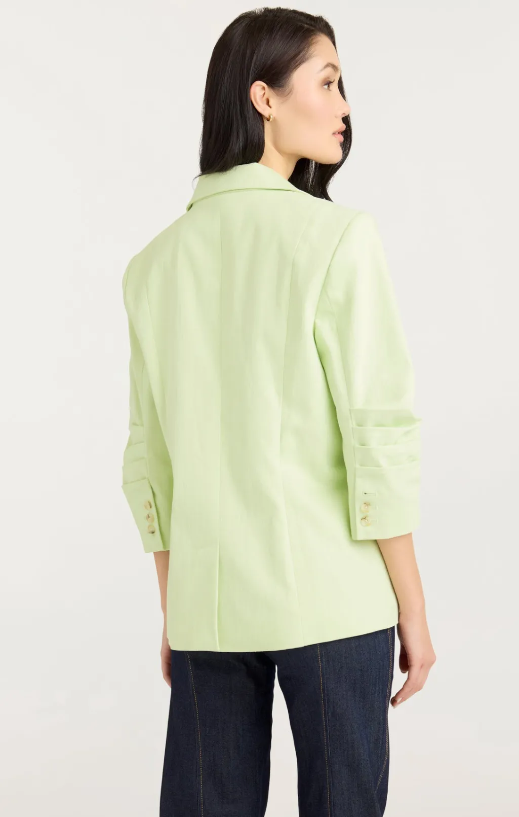 Cinq à Sept Denim Khloe Blazer Pistachio